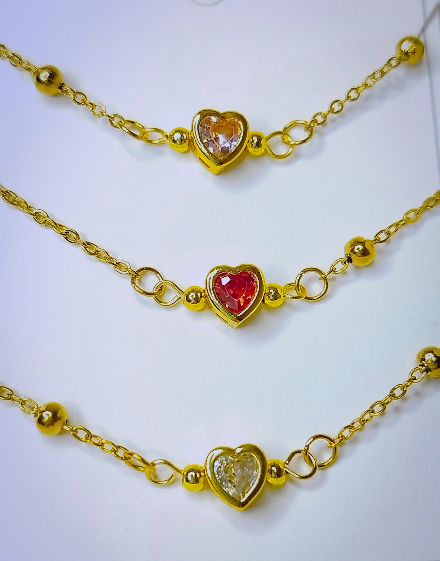 BRACELET COEUR COULEUR DE L'AMOUR