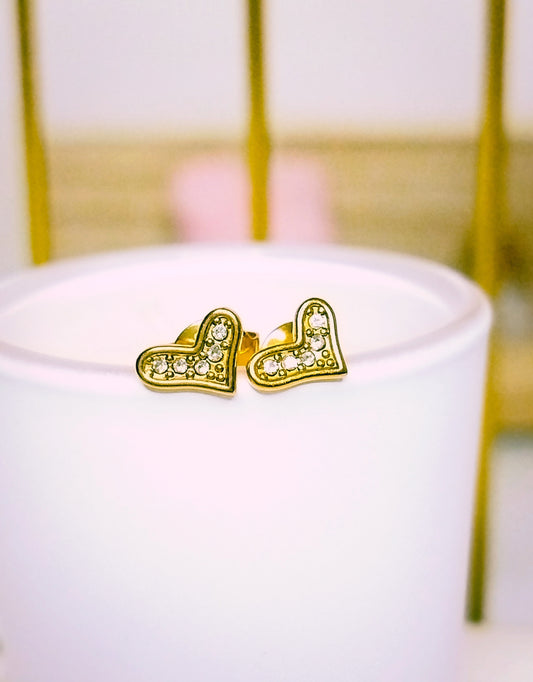 BOUCLE D'OREILLE COEUR SUR TOI