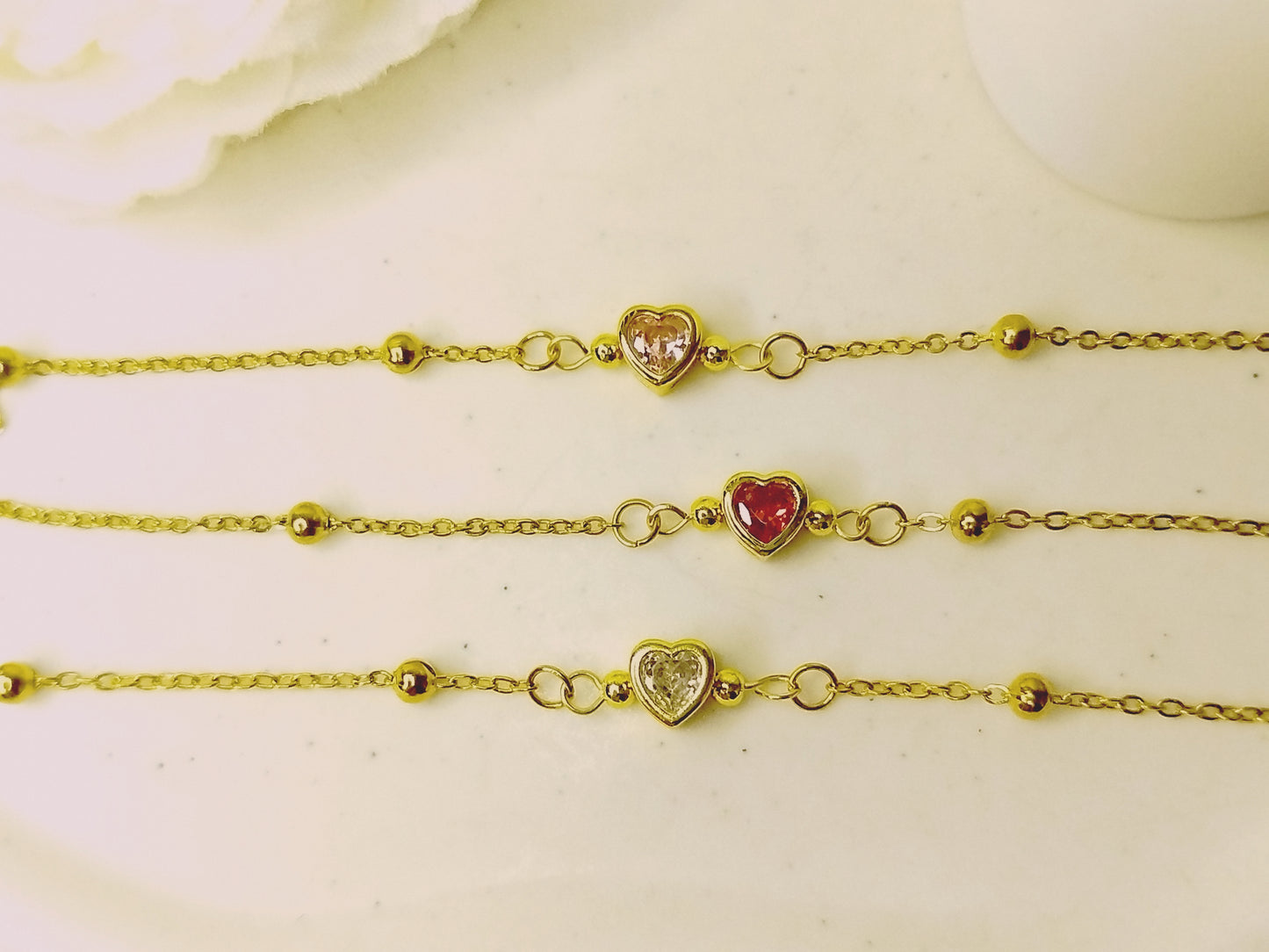 BRACELET COEUR COULEUR DE L'AMOUR